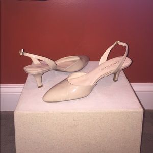 Franco Sarto- tan sling back pointy toe